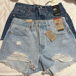 Size 26 and 27 women Levis shorts NWT